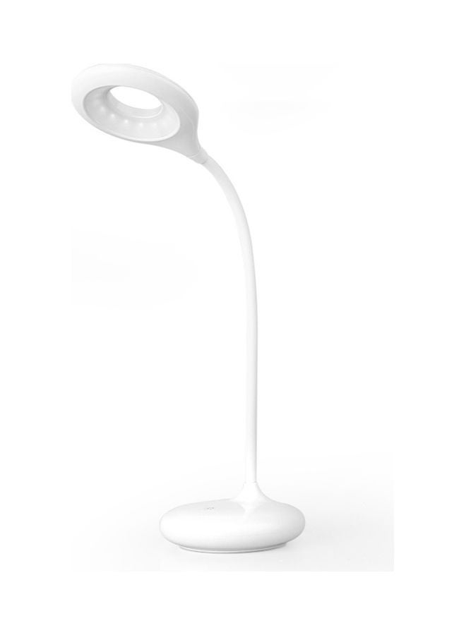NIBEMINENT Touch Control USB Rechargeable LED Lamp White - Image 1