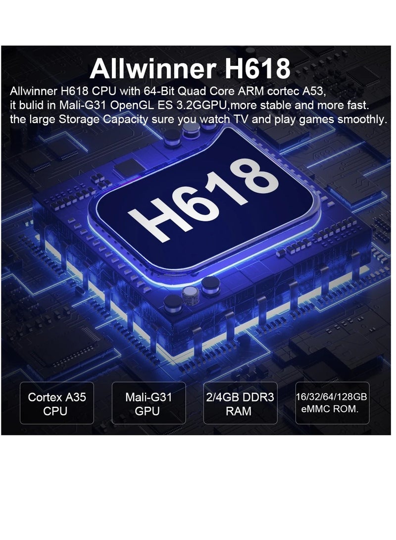 Transpeed Android 12.0 Set Top Box Voice Assistant 6K  4GB 6GB - Image 4