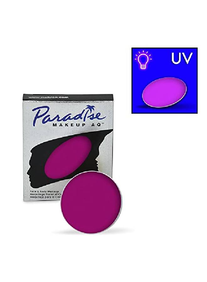 mehron Makeup Paradise Makeup Aq Refill (.25 Oz) (Nebula Neon Purple/Purple Uv) - Image 3