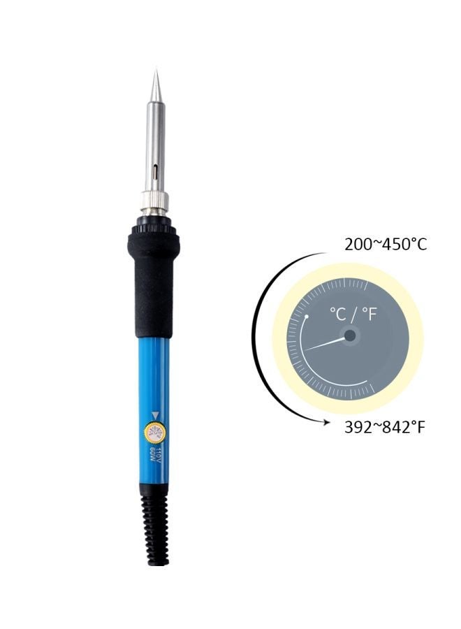 NIBEMINENT 30-Piece Electric Soldering Pen Set Black/Silver/Blue 195mm - Image 5