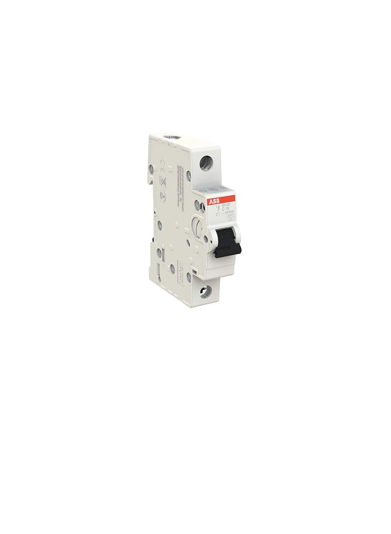 ABB SH201-C16 Miniature Circuit Breaker, 1 Pole, 16 Amp (ABB2CDS211001R0164) - Image 3