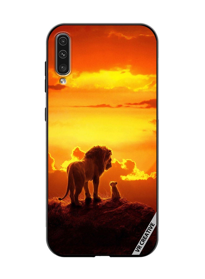 VR CREATIVE Protective Case Cover For Samsung Galaxy A50/A50s Lion King Design Multicolour - Image 1