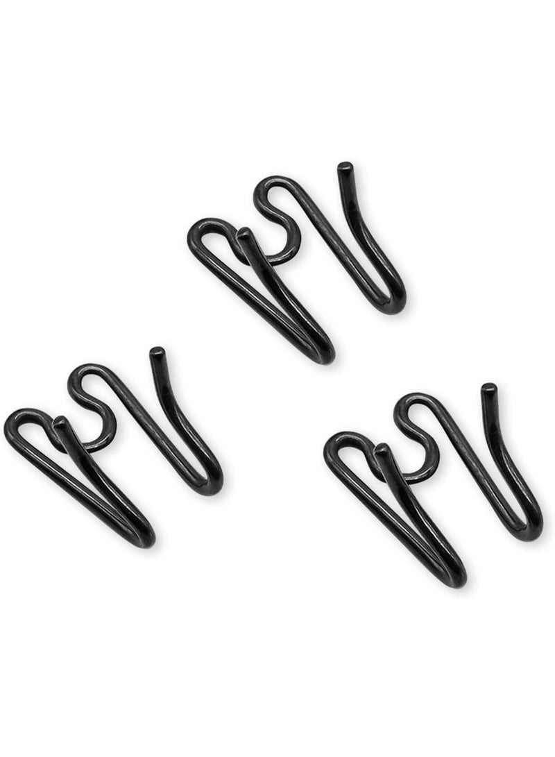 Black stainless steel additional fork buckle for dog training collar - suitable for small and medium-sized dogs - (2.25mm) - Image 1