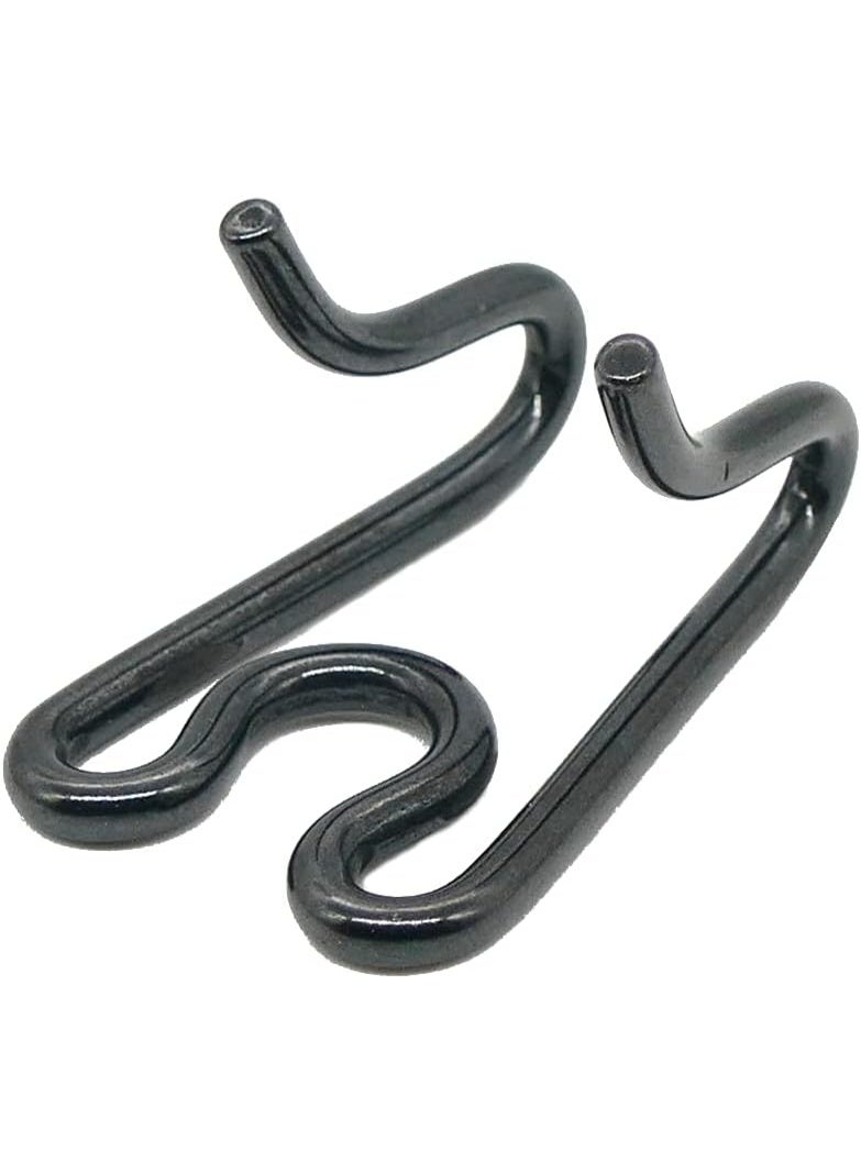 Black stainless steel additional fork buckle for dog training collar - suitable for small and medium-sized dogs - (2.25mm) - Image 3