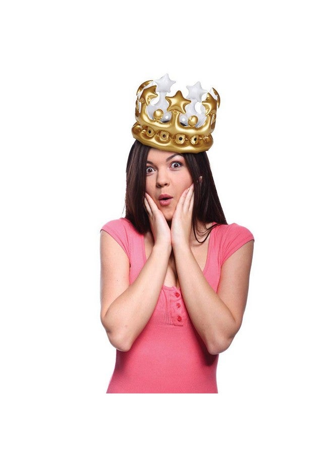 Haobase Inflatable Adult Queen Crown Fancy Dress Hen Party Decorations Toy - Image 5