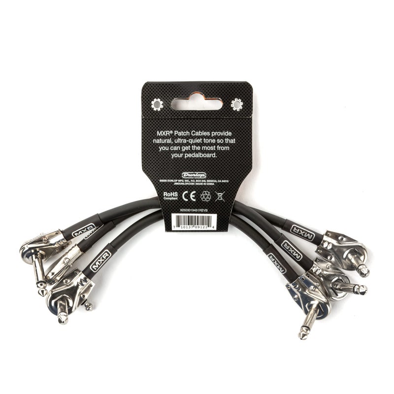 MXR Patch Cable 6 in|15 cm - 3 Pack (3PDCP06) - Image 2