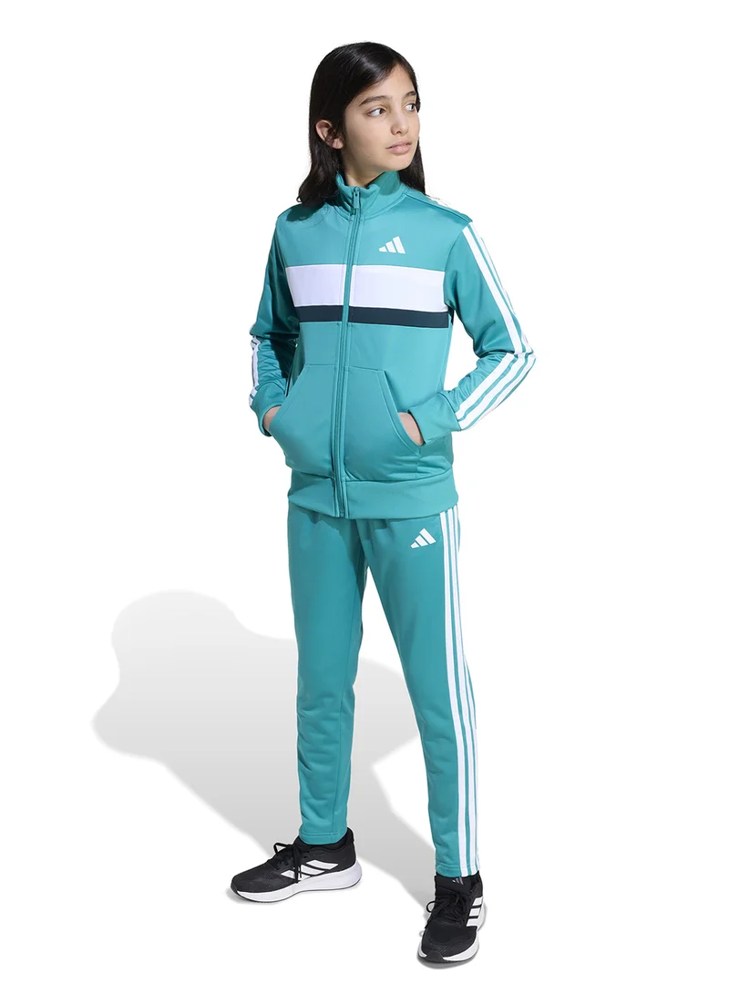 Adidas Youth Seasonal Essential Tiberio 3 Stripe Tricot Track Suit