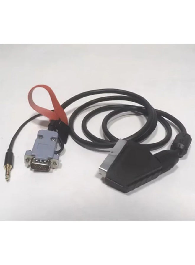 General Mister FPGA VGA to SCART RGB/RGBS Cable For FC FPGA Family Computer CRT Emudriver Low Resolution PC Pure Copper 3.5mm Audio  - Image 4