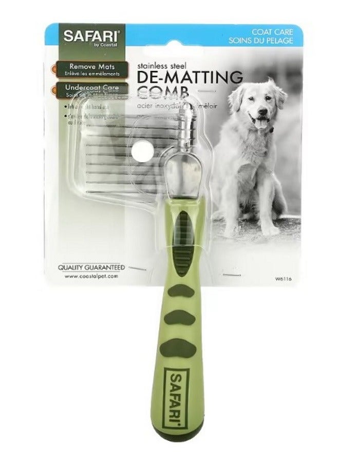 Safari Stainless Steel Dematting Comb 1 Comb - Image 1