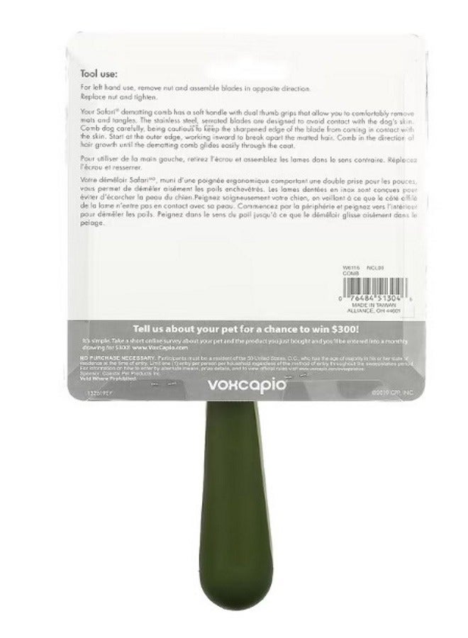 Safari Stainless Steel Dematting Comb 1 Comb - Image 2