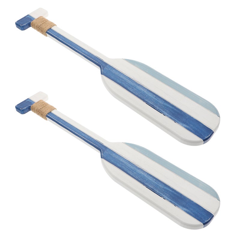 2pcs Ocean Beach Theme Oar Hanging Pendant Wall Decor Housewarming - Image 3