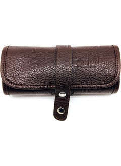 Hobi Market Art Faux Leather Roll Pen Holder 36 Compartments Brown  - Image 1