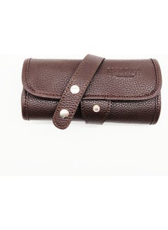 Hobi Market Art Faux Leather Roll Pen Holder 36 Compartments Brown  - Image 3