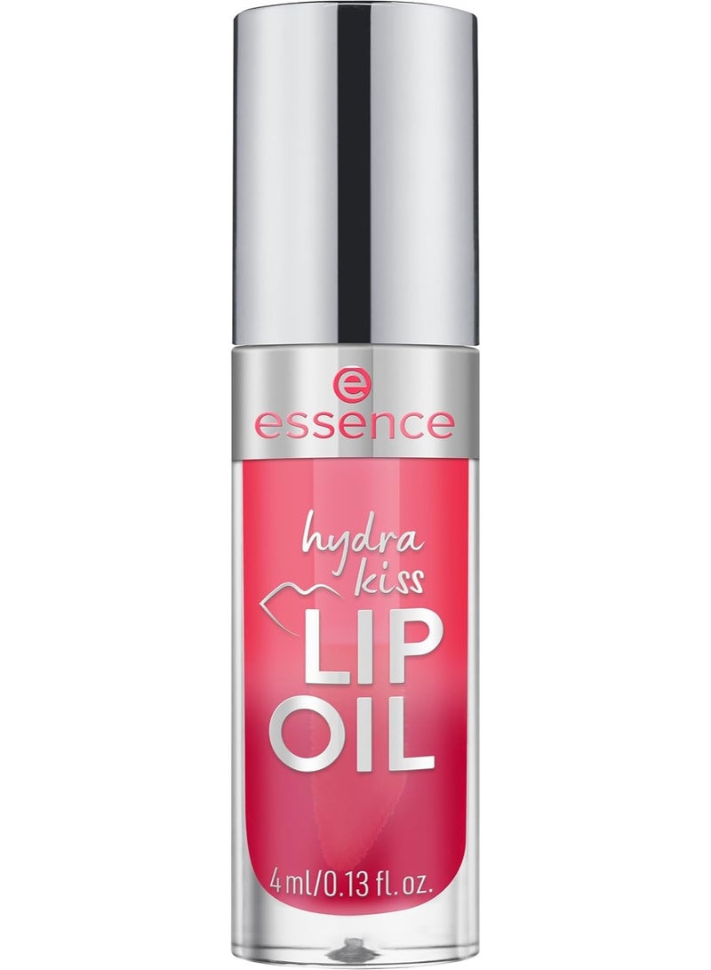 Essence hydra kiss LIP OIL 03 Pink Champagne, lip oil, pink, hydrating care, high shine, comfortable feel, 4 ml - Image 2