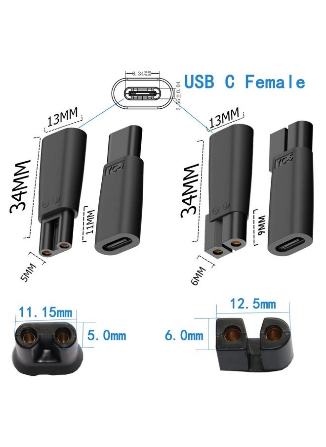 rgzhihuifz - Shaver Usb Charger Cord For Braun Series 79351 Etc Replacement Shaver Charger Cord Type C Data Line Suitable For Hair Clippers Beard Trimmers Shavers Beauty Instruments Desk Lamps… - Image 1