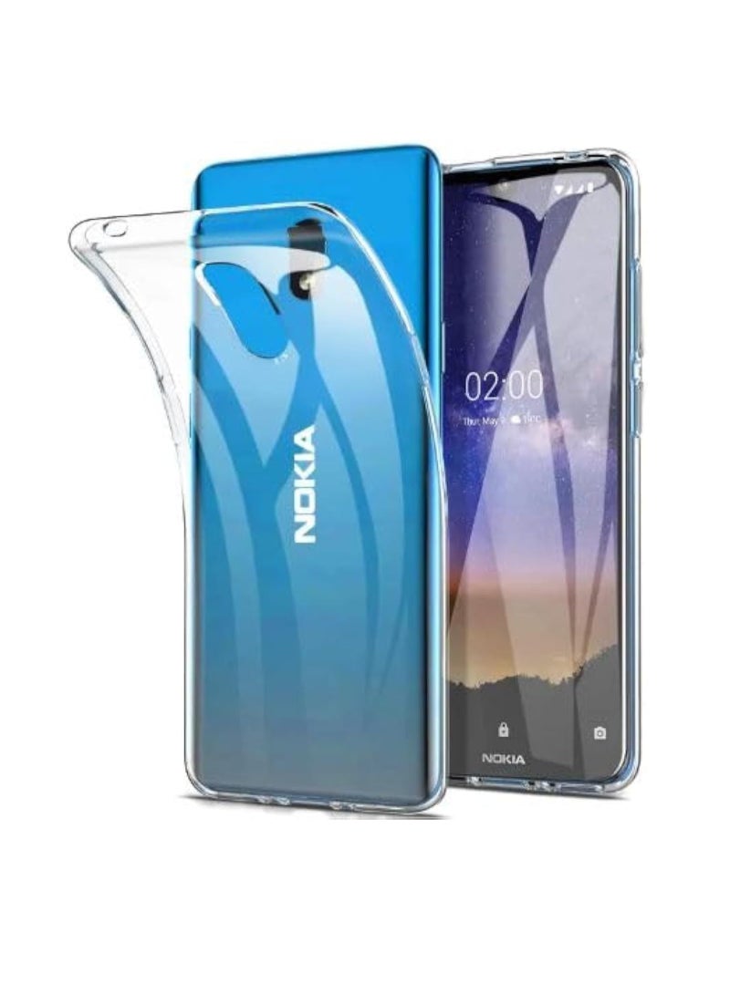HD Soft Silicone Back Cover For Nokia C2 - Clear  - Image 1