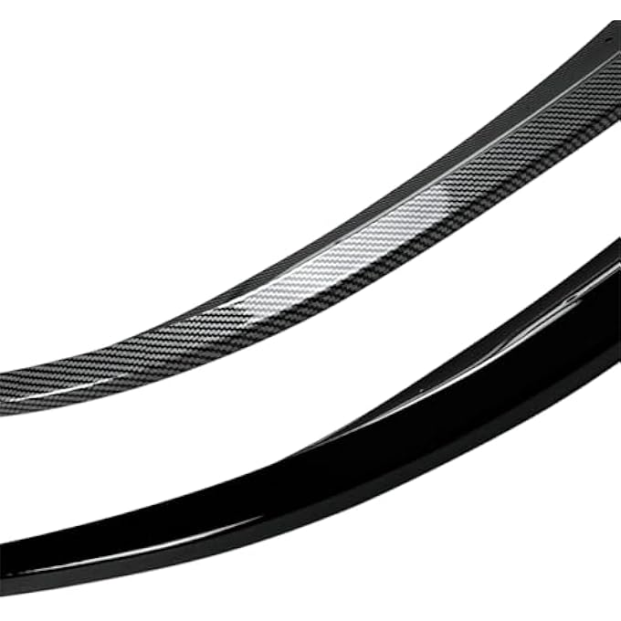 AUSMILA Front Bumper Spoiler Lip Kit for Benz C Class W205 S205 2015-2022 C63 AMG 4-Door 5-Door - Image 2