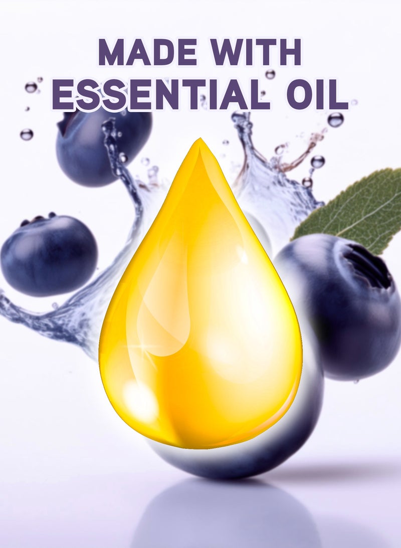 Elegant 6-Pieces Blue Berry Shower Gel 1 Liter - Image 3