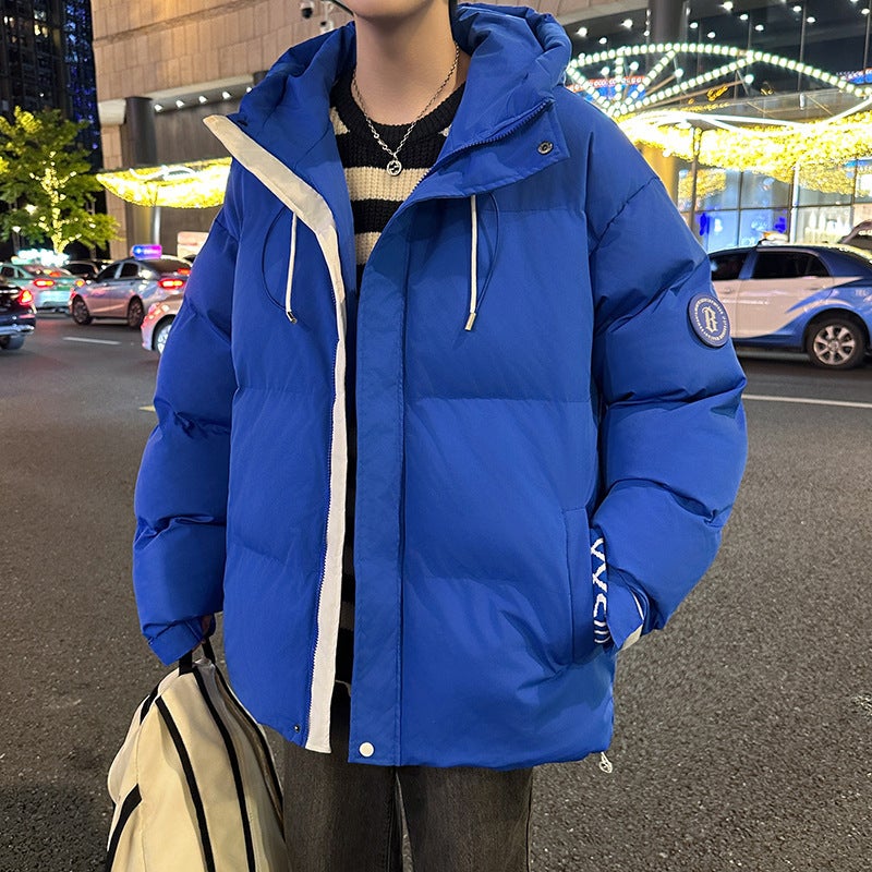 Cotton-Padded Clothes Men'S 2024 Winter Couple'S Thickened Hooded Cotton-Padded Jacket Neutral Style Fashionable Waterproof Cotton-Padded Clothes Women'S Jacket - Image 5