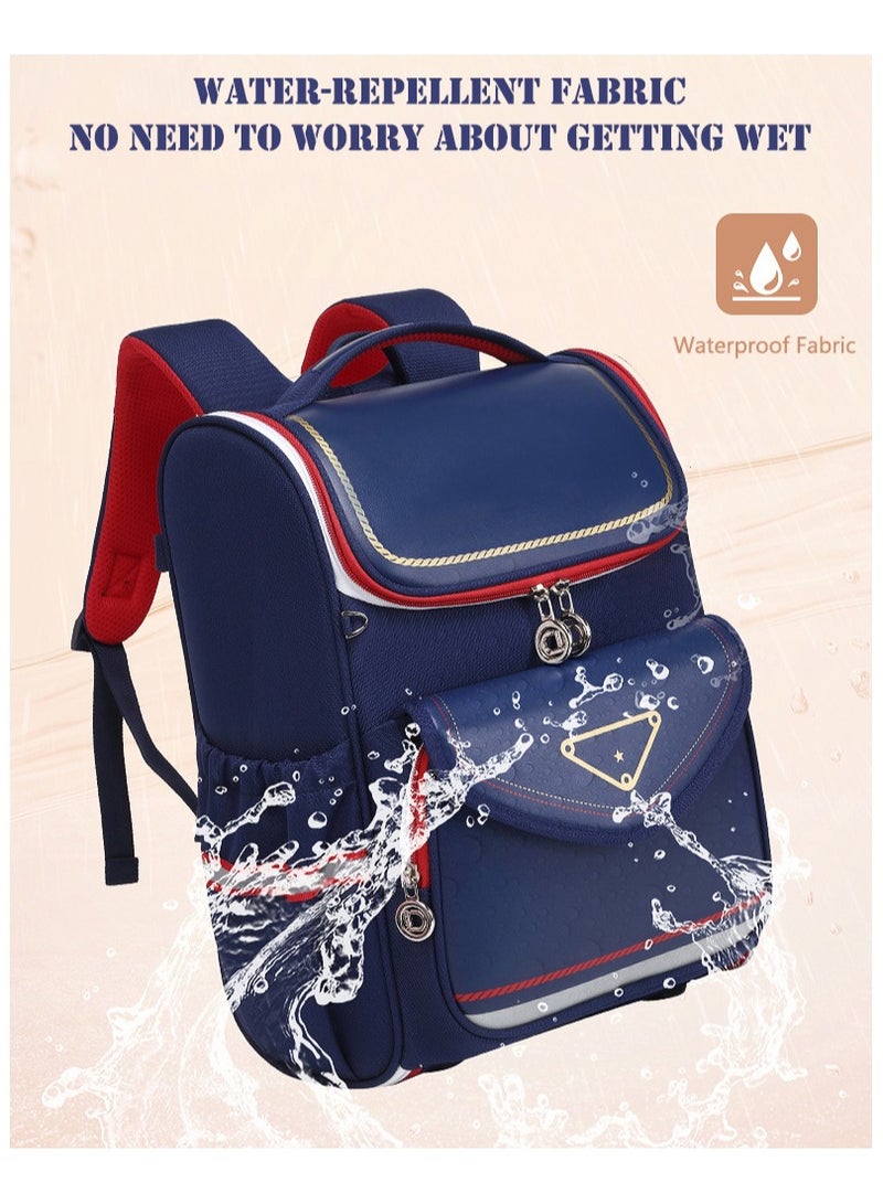 Sky View Kids Backpacks, Lightweight, Waterproof Fabric, Reflective Strips, Children's School Bookbag, School Bags for Travel, 40*18*30 Inch, 21.6L - Image 2