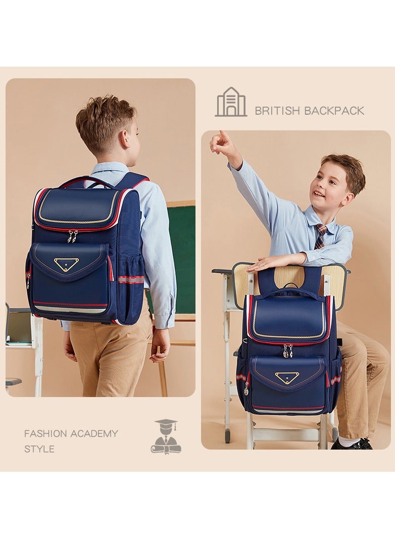 Sky View Kids Backpacks, Lightweight, Waterproof Fabric, Reflective Strips, Children's School Bookbag, School Bags for Travel, 40*18*30 Inch, 21.6L - Image 3