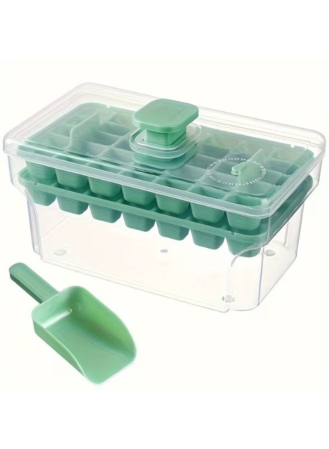 Goolsky Easy Release Ice Cube Tray Set with Lid and Storage - 68 Cavities, Food Grade PP Molds for Chilling Drinks, Perfect Summer Accessory Ice Cube Tray with Lid Ice Cube Tray for Refrigerator, Drink Chilling, Beverage Cooling, Highquality Silicone, Party Hosts, Home Bartenders - Image 1