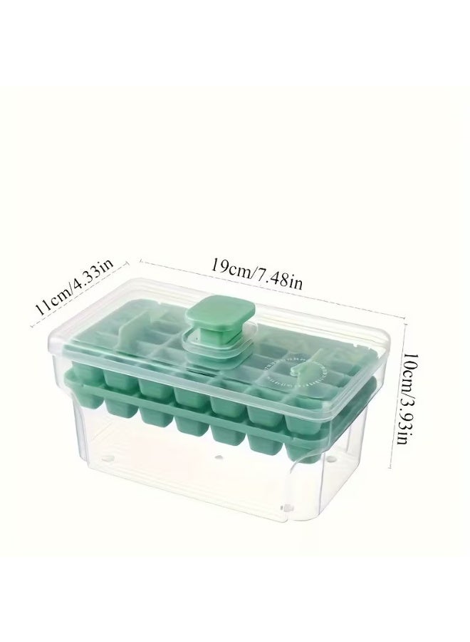 Goolsky Easy Release Ice Cube Tray Set with Lid and Storage - 68 Cavities, Food Grade PP Molds for Chilling Drinks, Perfect Summer Accessory Ice Cube Tray with Lid Ice Cube Tray for Refrigerator, Drink Chilling, Beverage Cooling, Highquality Silicone, Party Hosts, Home Bartenders - Image 3