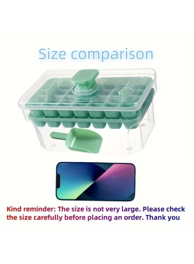 Goolsky Easy Release Ice Cube Tray Set with Lid and Storage - 68 Cavities, Food Grade PP Molds for Chilling Drinks, Perfect Summer Accessory Ice Cube Tray with Lid Ice Cube Tray for Refrigerator, Drink Chilling, Beverage Cooling, Highquality Silicone, Party Hosts, Home Bartenders - Image 4