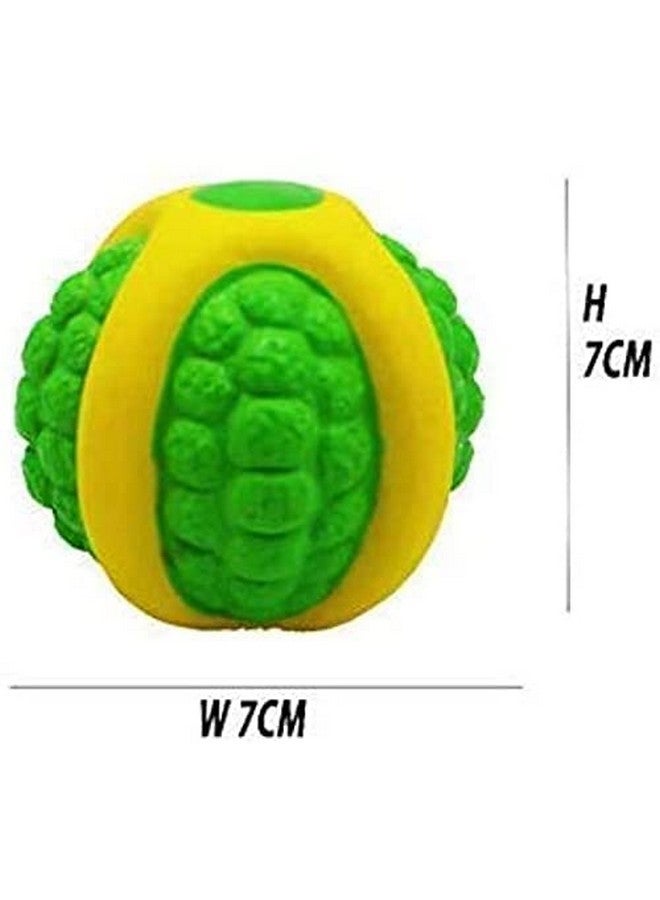 لعبة البطيخ المطاطية الصاخبة من إيتويز لجميع أنواع الكلاب والقطط والجراء والقطط الصغيرة (متوسطة الحجم). - Image 2