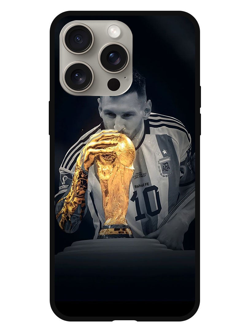 Theodor Protective Case Anti Scratch Shock Proof Bumper Cover For iPhone 15 Pro Max Messi (2)  - Image 1