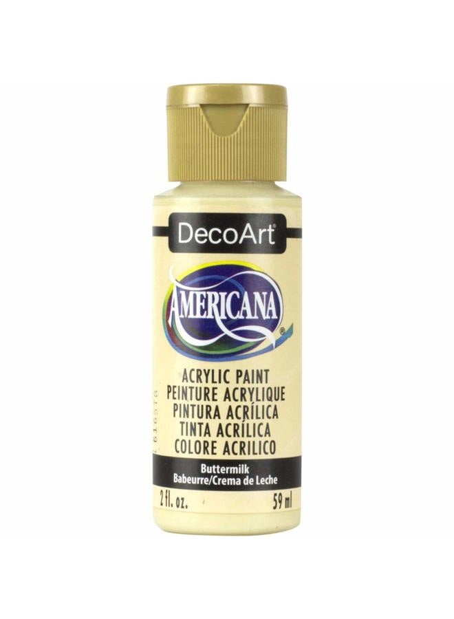 DecoArt Americana Acrylic Multi-Purpose Paint, Buttermilk - Image 1