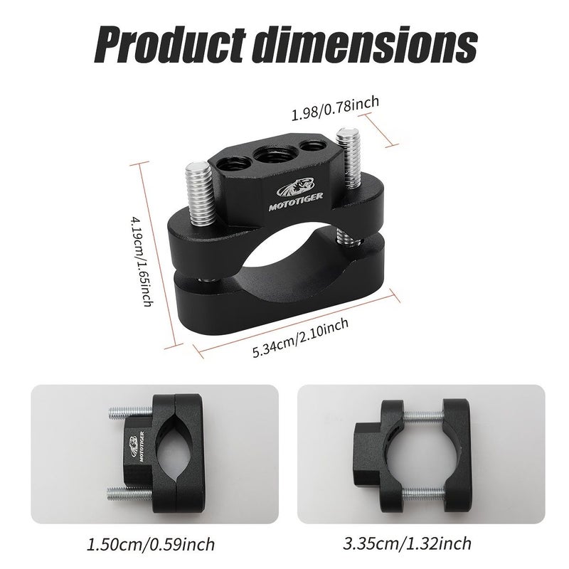 1pc Aluminum Alloy Motorcycle Expansion Bracket For Auxiliary Lights Phone Mounting Support - Image 4