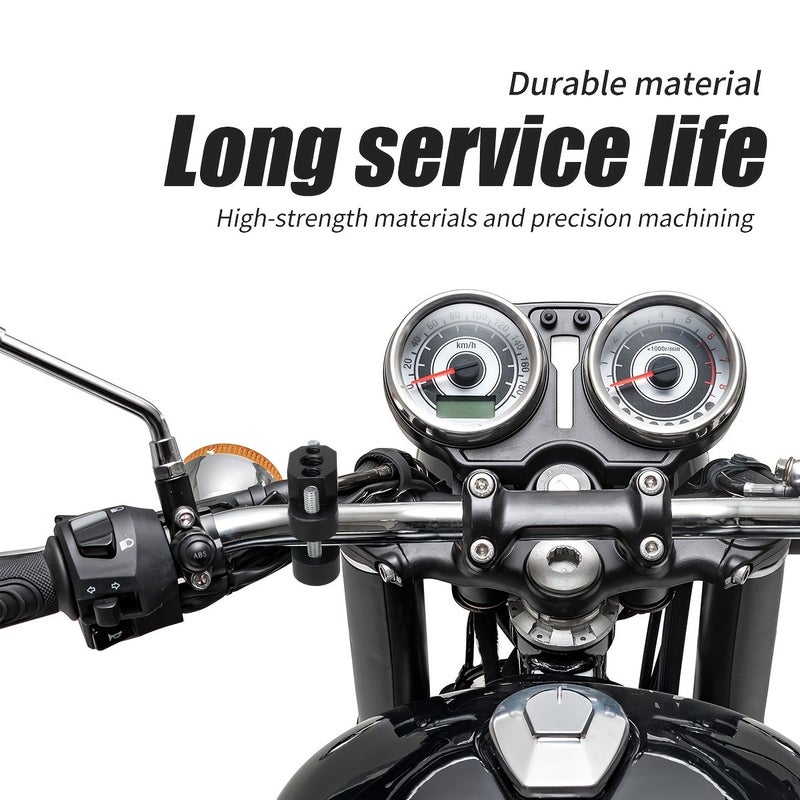 1pc Aluminum Alloy Motorcycle Expansion Bracket For Auxiliary Lights Phone Mounting Support - Image 5