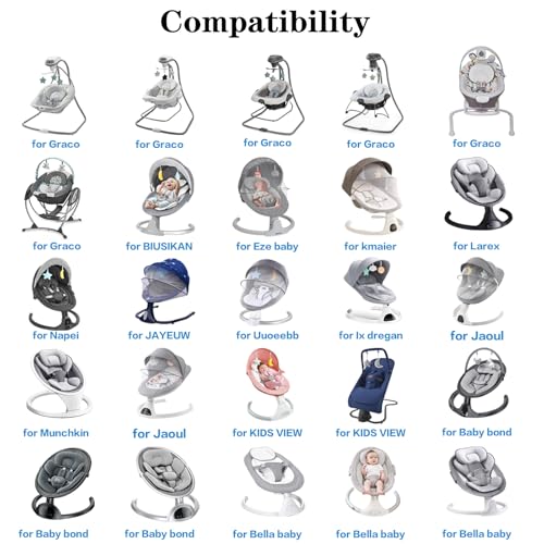 CSDWELL 5V Cord for Baby Swing Compatible with Graco,Munchkin,Kmaier,Jool,Latex,Babybond,Bioby,Bellababy,Ezebaby,Napei,Gopanda,Ixdregan Swing,Wall AC Power Adapter Replacement for SSA-5WVI-05 - Image 2