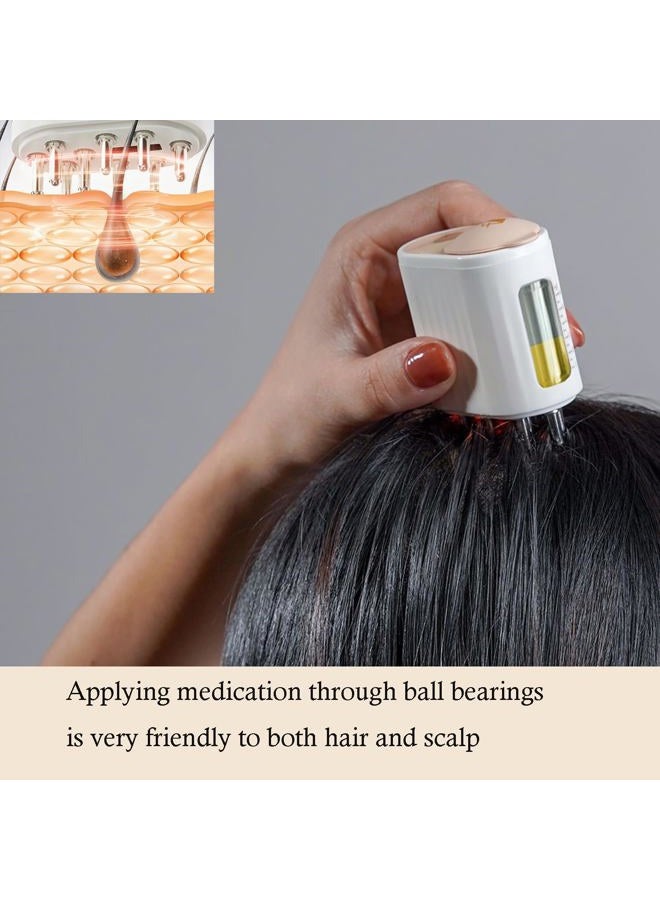 PERLLENT Hair Oil Applicator and Scalp Massager 2 in 1, Hair Massager Scalp Applicator Brush for for Hair Treatment Medicine Essential Oil Serum - Image 3