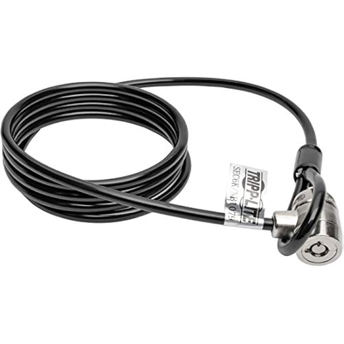 TRIPPLITE KEYED LAPTOP SECURITY LOCK, 1.83 M CABLE - SEC6K
