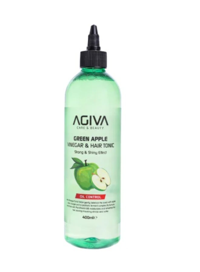 Green Apple Vinegar Hair Tonic for Oil Control and Hair Shine, 400ml