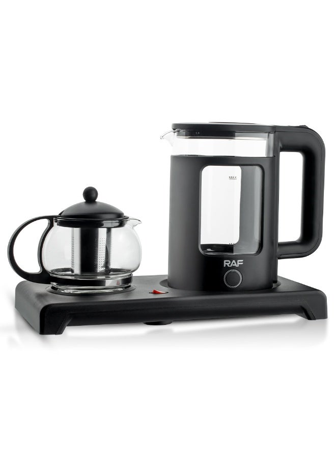 RAF Electric Kettle & Teapot Set – 1.8L Glass Tea Maker with Warming Base, Fast Boil Electric Kettle for Home & Office - Image 5