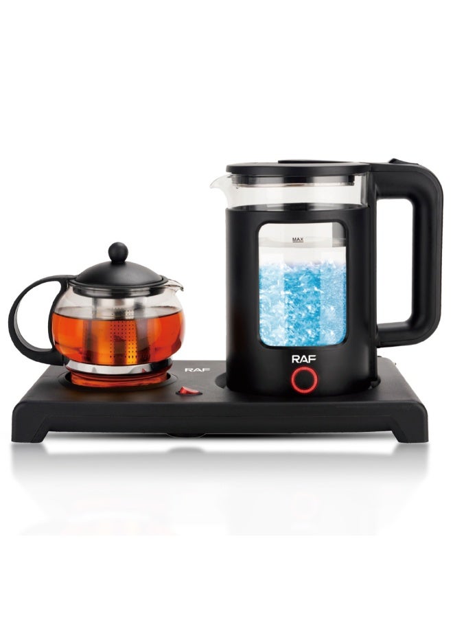 RAF Electric Kettle & Teapot Set – 1.8L Glass Tea Maker with Warming Base, Fast Boil Electric Kettle for Home & Office - Image 4