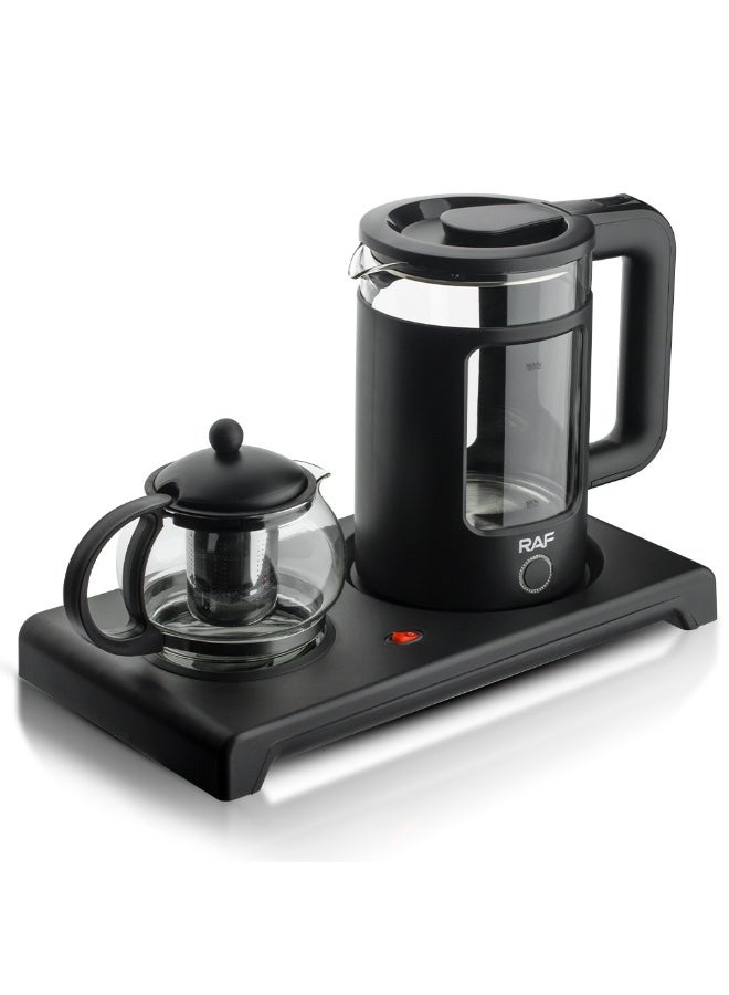 RAF Electric Kettle & Teapot Set – 1.8L Glass Tea Maker with Warming Base, Fast Boil Electric Kettle for Home & Office - Image 3