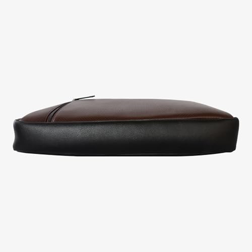 Cross Men's Brown & Black Vegan Leather 14" Laptop Messenger Bag with Flat Handle|1 Main Compartment|1 Front Zip Pocket|2 Slipping Pocket - Image 5