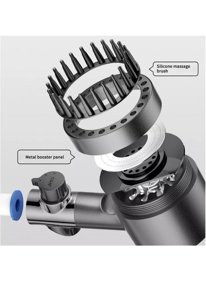 HOMESTAR Shower Head with Handheld, Heads High Pressure, Flow Even Low Water Pressure Held Showerhead Set, Filtered extra two cotton Filters - Image 3