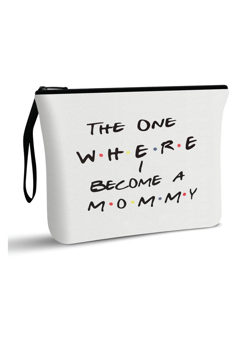 PRINTSHOP4ME Mothers Day Cosmetic Bag - Zipper Pregnancy Gifts Bag - Makeup Bag Gift for Mom's Day - Gifts for Mothers Day - Mama Pouch - Small Cosmetic Bag - Image 1