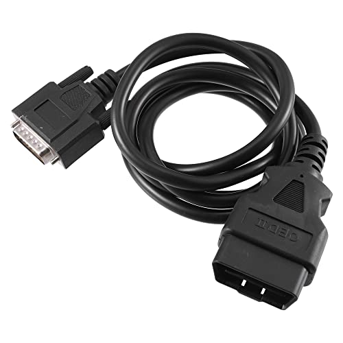 X AUTOHAUX كابل تشخيصي 1.5م OBDII OBD2 ذكر إلى 15 دبوس ذكر - Image 1