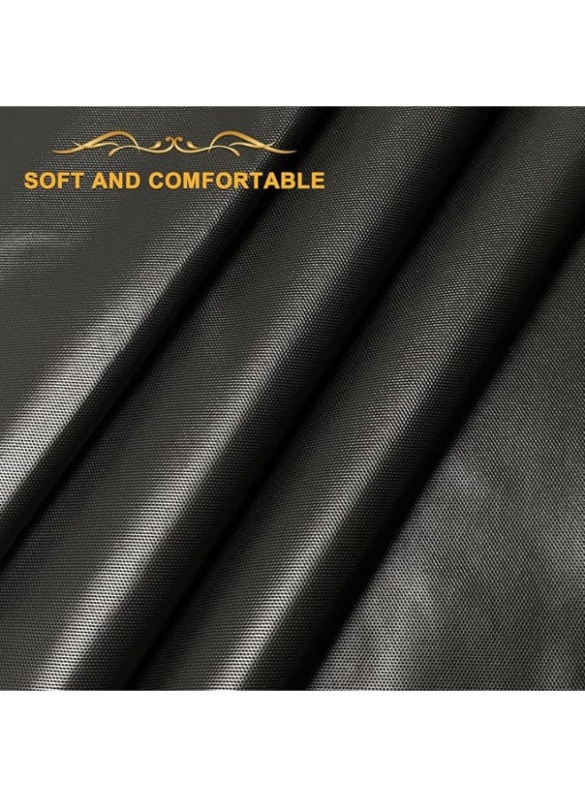 يا إلهي عبوتين مفارش طاولة بلاستيكية سوداء ، قماش طاولة بلاستيك مستطيلة للاستعمال مرة واحدة لتناول الطعام في المطبخ ، الحفلات ، أعياد الميلاد ، حفلات الزفاف (137 × 274) - Image 4