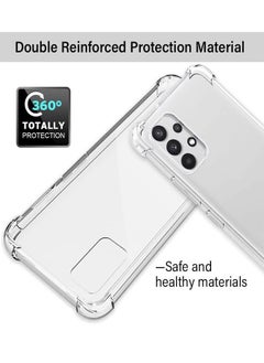 KASTWAVE Samsung A53 5G Case, Galaxy A53 5G Case and Screen Protector, Shockproof Crystal Clear Slim Soft Silicone TPU Protective Phone Cover for Samsung Galaxy A53 5G (Clear)  - Image 4