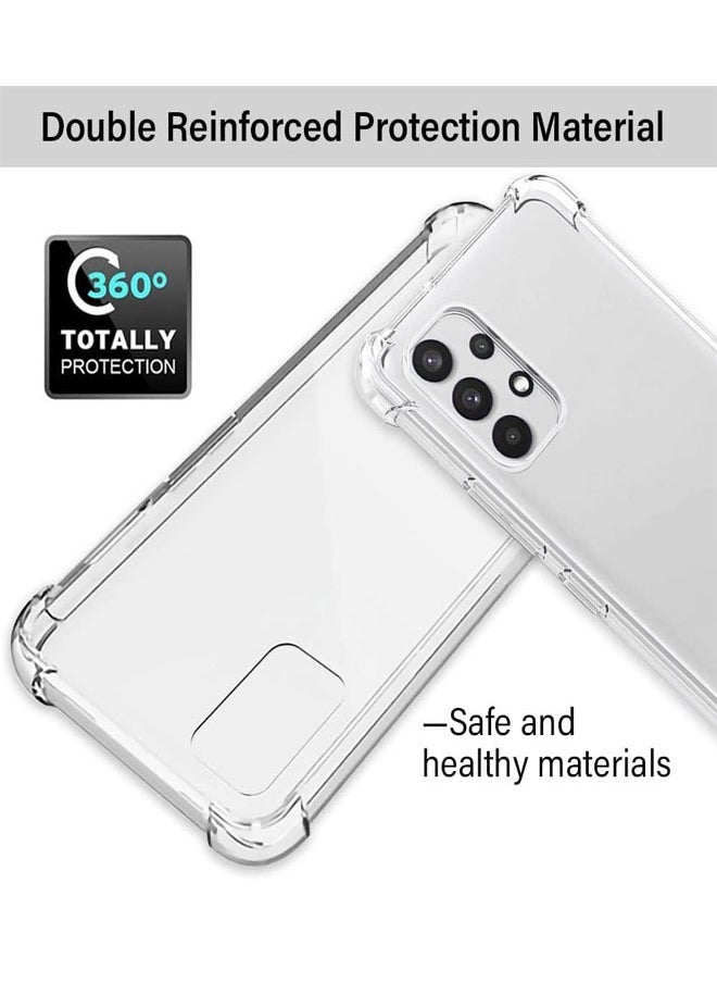 KASTWAVE Samsung A53 5G Case, Galaxy A53 5G Case and Screen Protector, Shockproof Crystal Clear Slim Soft Silicone TPU Protective Phone Cover for Samsung Galaxy A53 5G (Clear)  - Image 4
