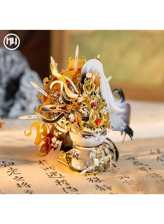 ديجون كات موديل تجميع معدني اصنعه يدويًا DIY هدية عيد الميلاد وعيد الميلاد - Image 3