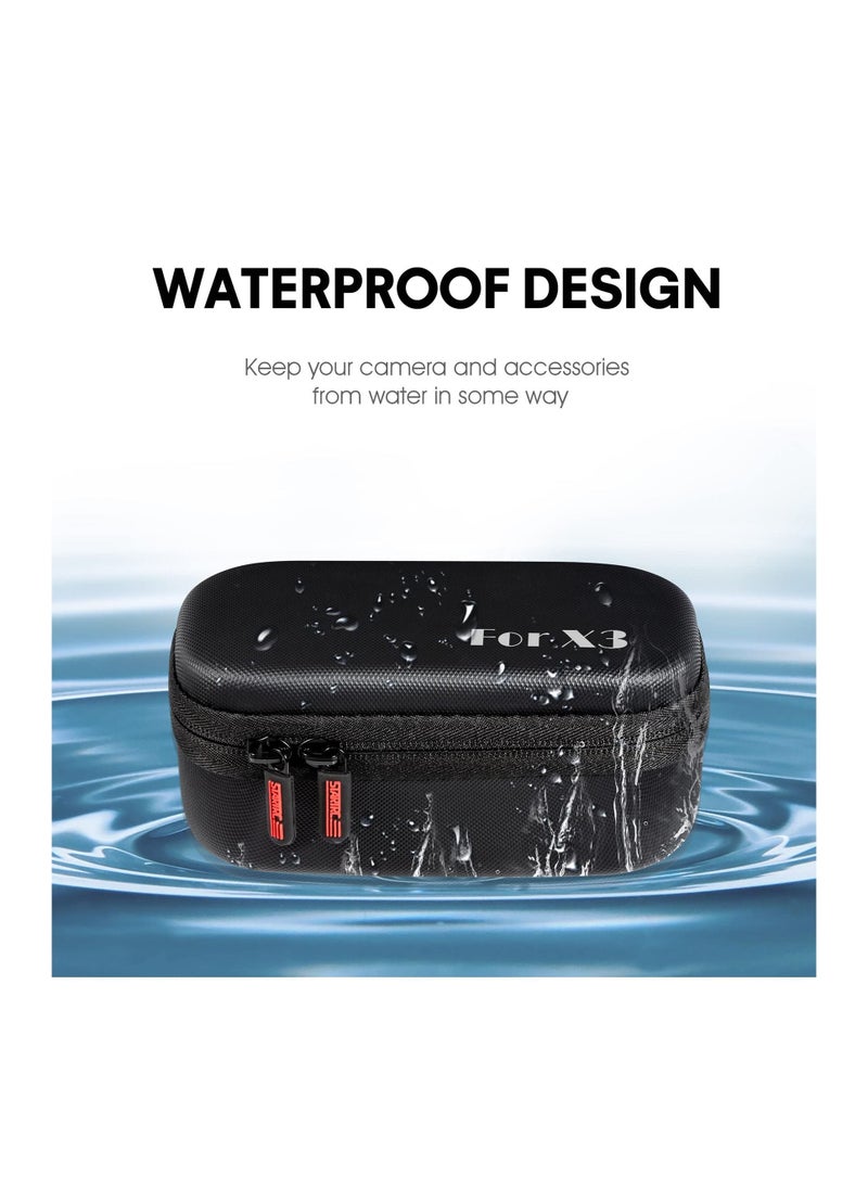 Y&D - Carry Case for Insta360 X3, Waterproof Carrying Protective Travel Insta 360 X3 One - Image 1