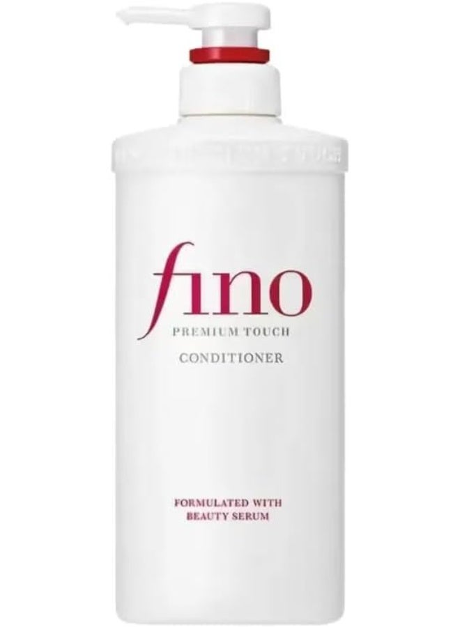 Shiseido Premium Touch Conditioner Moisturizing Hair Conditioner for Dry Damaged Hair Smooth Silky Hair Care with Royal Jelly PCA Deep Hydration Conditioner 550ml - Image 1